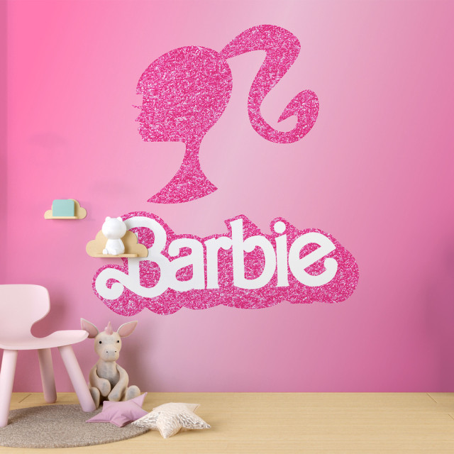 Papel De Parede Personalizado Glow da Barbie