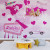 Papel De Parede Personalizado Barbie e Ken World Pink