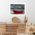 Quadro Decorativo Barco Vermelho