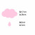 Adesivo de Parede Cloud Rain Pink