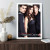 Placa Decorativa The Vampire Diaries Elena Damon e Stefan