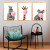 Kit Quadro Decorativo Animals Bubble Gum