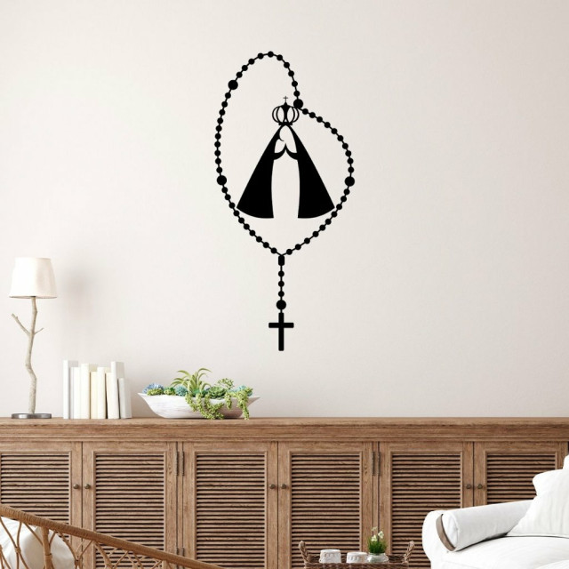 Adesivo Decorativo Terço Nossa Senhora Aparecida