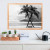 Quadro Praia Preto e Branco Beach Black