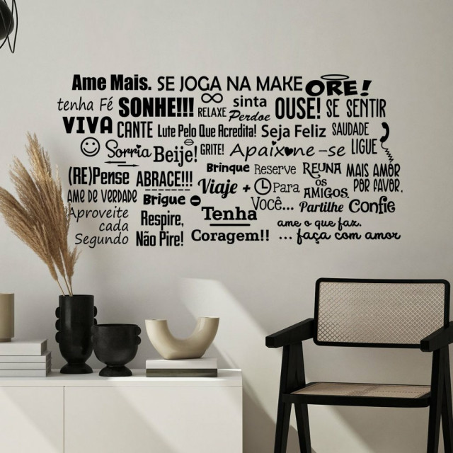 Adesivo Decorativo Tenha Coragem