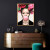 Quadro Decorativo Rihanna Flowers em MDF com moldura 45x60