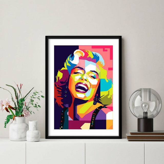 Quadro Decorativo Marilyn Monroe Pop Art