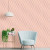 Papel de Parede Geométrico Stylish Soft Pink com Rose