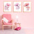 Kit Quadro Decorativo Abstrato Flowers