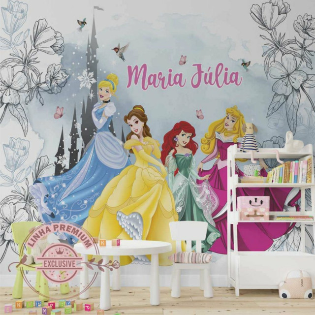 Papel De Parede Personalizado Princesas Sofisticadas