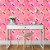 Papel de Parede Personalizado Flamingos Românticos