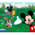 Papel de Parede Personalizado Alegria com a Turma do Mickey